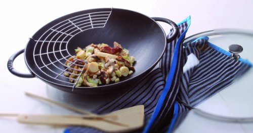 Staub Wok aus Gusseisen - 2